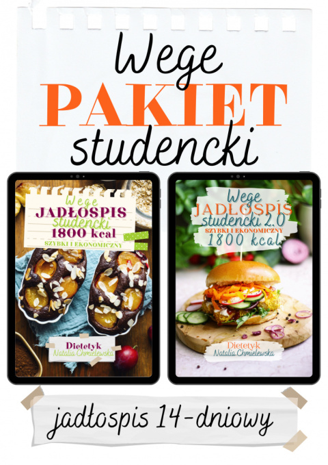 Wege pakiet studencki 1.0 + 2.0 1800 kcal Wege pakiet studencki 1.0 + 2.0 1800 kcal